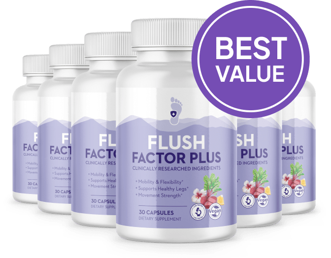 Flush Factor Plus bottle
